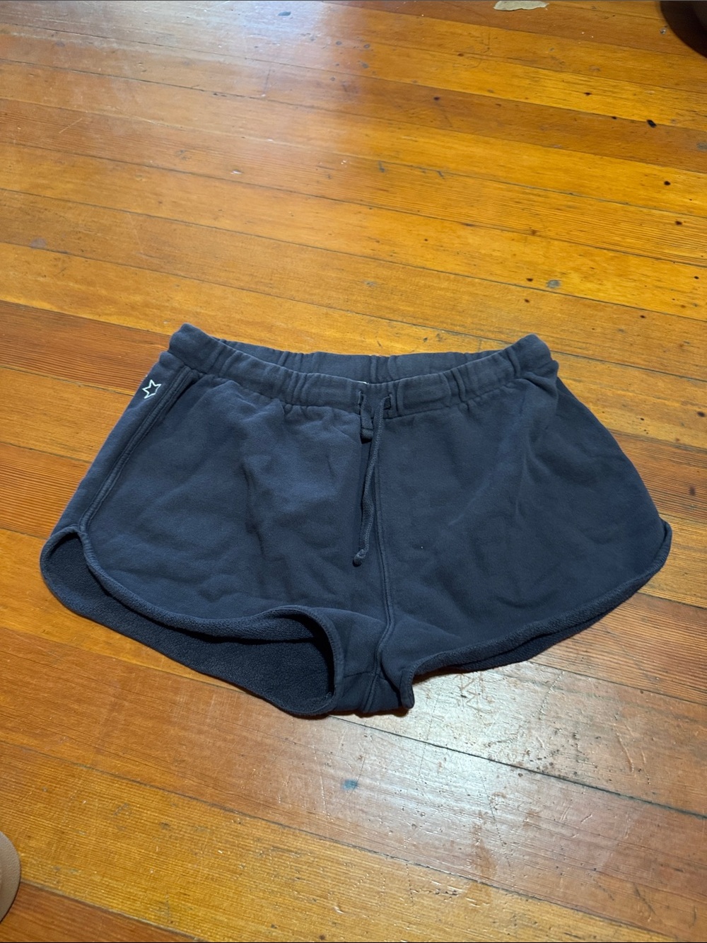 Women's Black Fleece Lounge Shorts - Unbranded